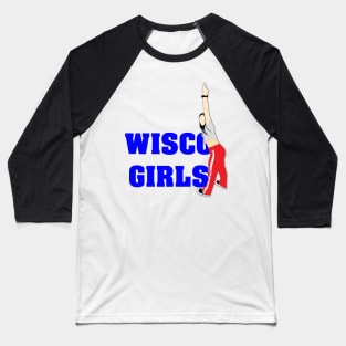 wisco girl 5 Baseball T-Shirt